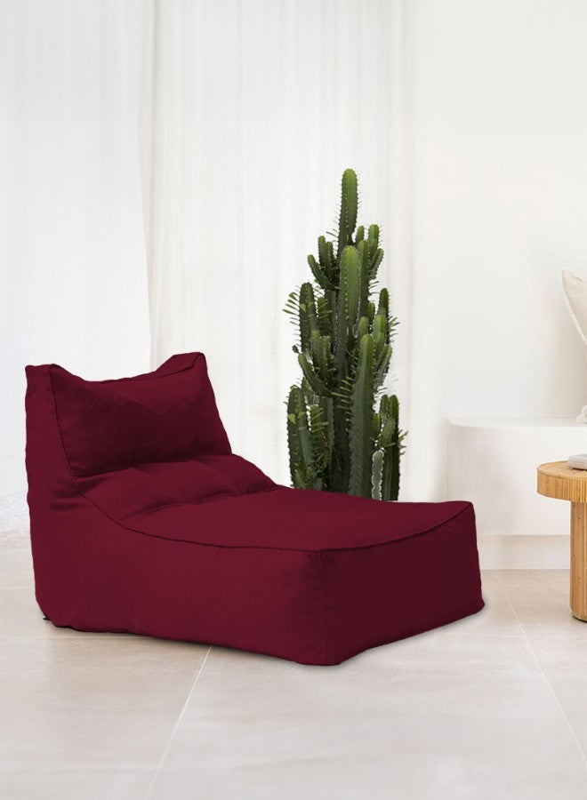 Sleeping Comfortable Bean Bag Burgundy 100x80x75cm - v1688636843/N52735491A_1