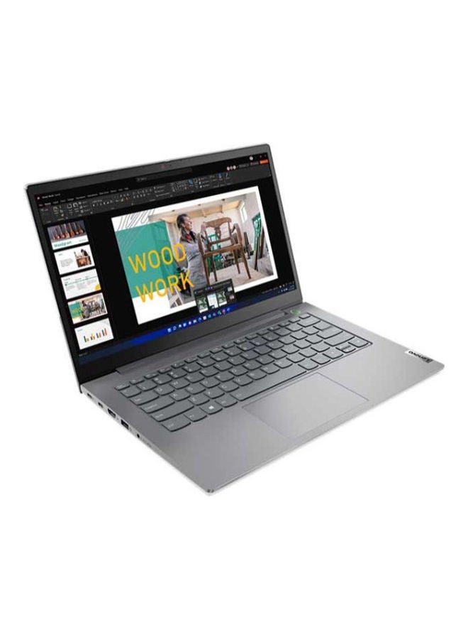 Lenovo ThinkBook 15 Laptop With 15.6-Inch IPS Full HD Display, Core i7-1255U Processor/16GB RAM/512GB SSD/Windows 11 Professional/Intel Iris Xe Graphics English/Arabic Mineral Grey - Image 2