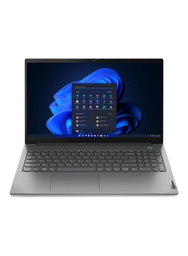 Lenovo ThinkBook 15 Laptop With 15.6-Inch IPS Full HD Display, Core i7-1255U Processor/16GB RAM/512GB SSD/Windows 11 Professional/Intel Iris Xe Graphics English/Arabic Mineral Grey - Image 1