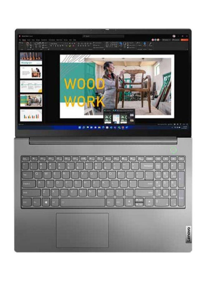 Lenovo ThinkBook 15 Laptop With 15.6-Inch IPS Full HD Display, Core i7-1255U Processor/16GB RAM/512GB SSD/Windows 11 Professional/Intel Iris Xe Graphics English/Arabic Mineral Grey - Image 4