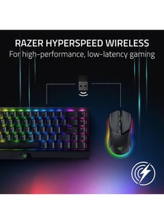 RAZER Razer Cobra Pro Wireless Gaming Mouse: 10 Customizable Controls - 11-Zone Chroma RGB Lighting - 30K Optical Sensor - Gen-3 Optical Switches - Bluetooth and & USB Type C - Up to 170 Hr Battery - Black  - Image 4