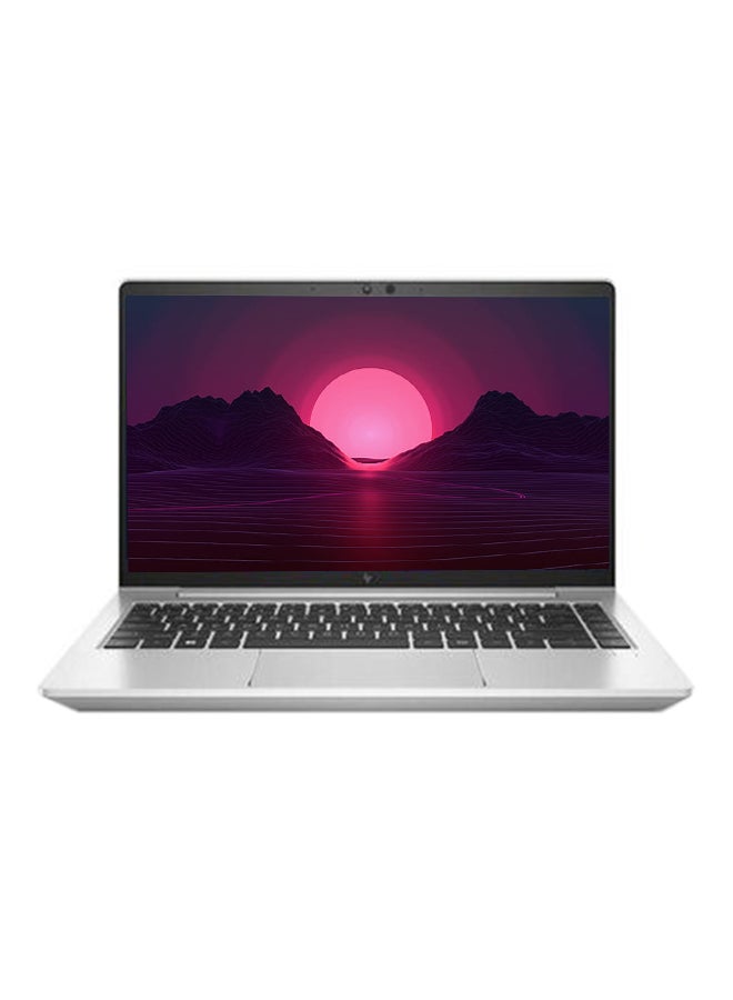 EliteBook 640 G9 Laptop With 14-Inch Full HD IPS Display, Core i5-1235U Processor/8GB RAM/256GB SSD/DOS(Without Windows)/Intel Iris Xe Graphics/ English/Arabic Silver