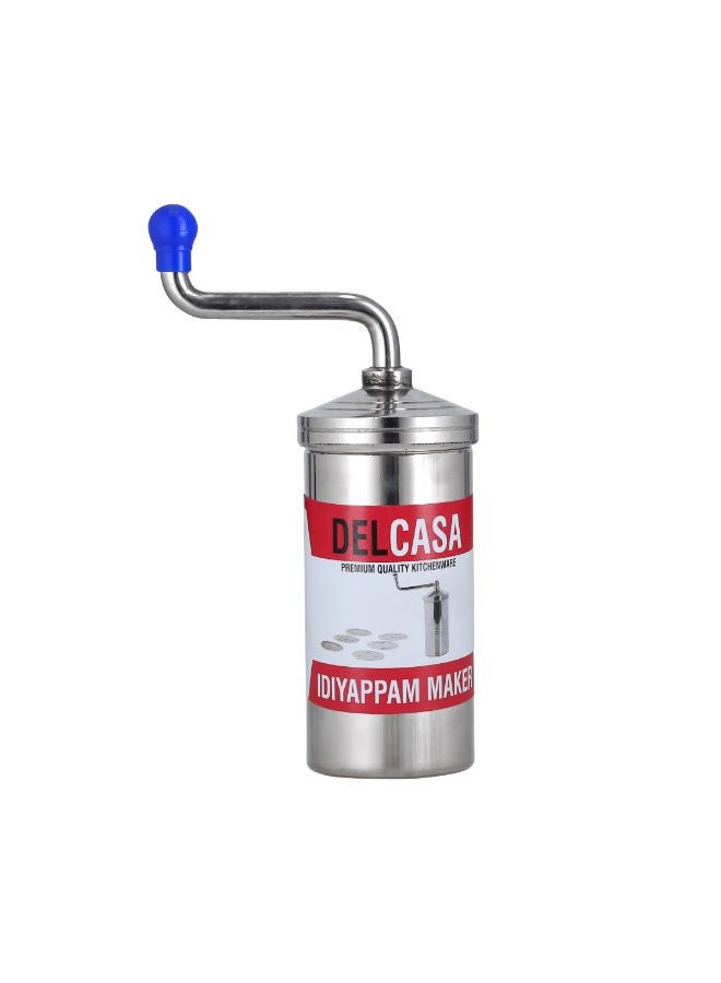 DELCASA - Stainless Steel Idiyappam Maker Silver 10cm - Image 1