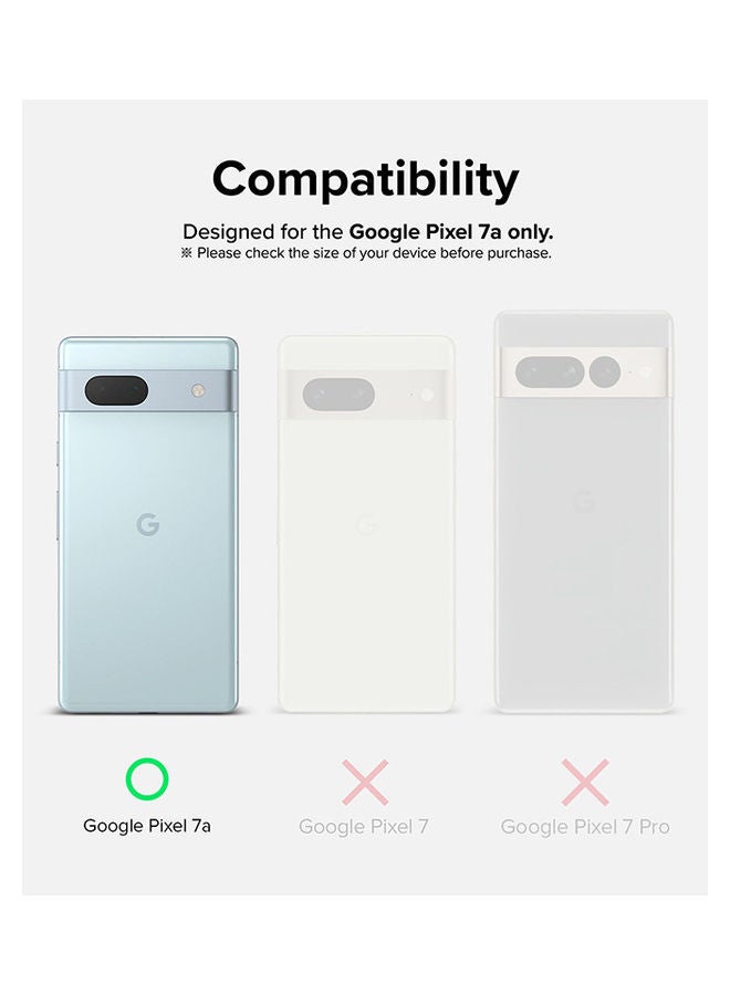 2 Pack Dual Easy Film Compatible with Google Pixel 7a Premium Full Cover Film Case Friendly Screen Protector with Easy Application Kit Clear