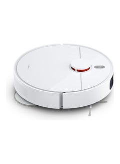 Robot Vacuum Dual Pad Pressure Powerful Suction Fan Blower 4000Pa Smart 3D Obstacle Avoidance With A 5200mAh Battery 450 ml 55 W S10 Plus White