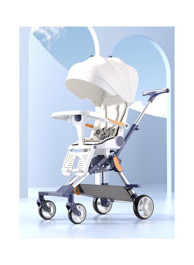 كيدل جسم قابل للطي والاستلقاء، عربة أطفال ذات مناظر طبيعية عالية ثنائية الاتجاه - Image 1