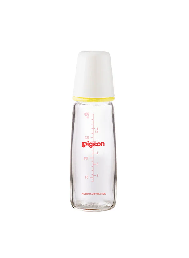 بيجون Peristaltic Glass Feeding Bottle, Assorted, 200ml