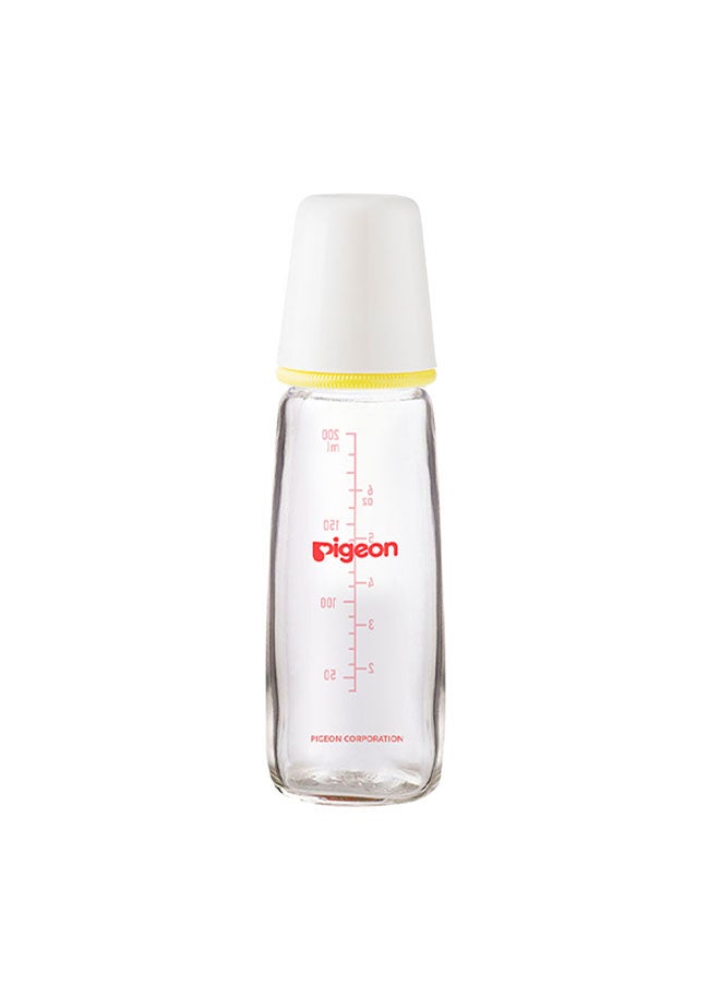 pigeon Peristaltic Glass Feeding Bottle, Assorted, 200ml  - Image 1
