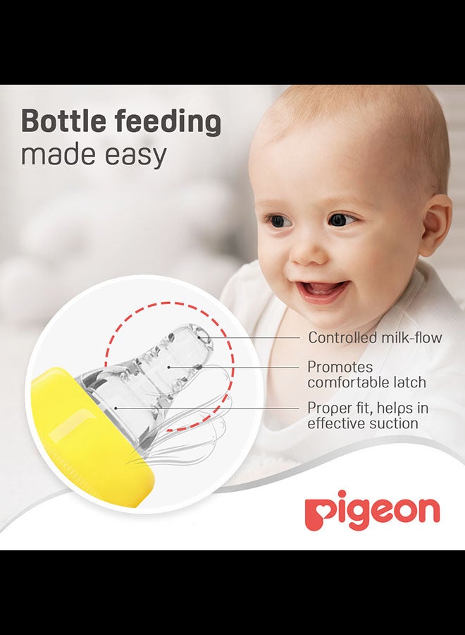 pigeon Peristaltic Glass Feeding Bottle, Assorted, 200ml  - Image 5
