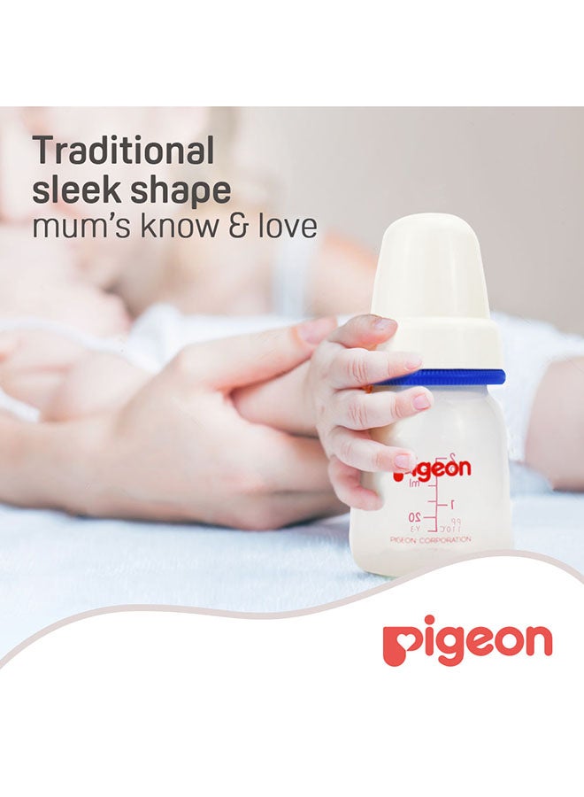 pigeon Slim Neck Plastic Bottle White Cap, Assorted- 50ML  - Image 3