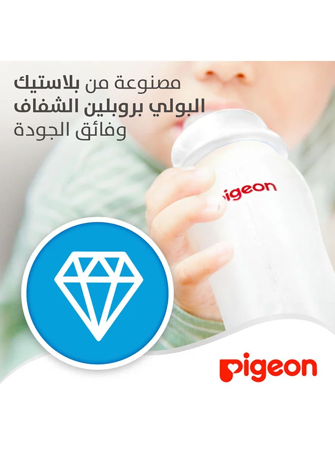 pigeon Streamline Plastic Bottle Slim Neck (Plain) - 150ML