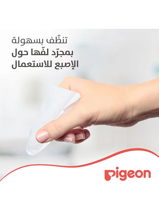 pigeon Baby Tooth And Gum Wipes - 20 Sheets - Natural Flavor