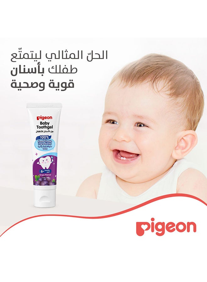 pigeon - Baby Toothgel 45 gm - Grape Flavor - Image 1