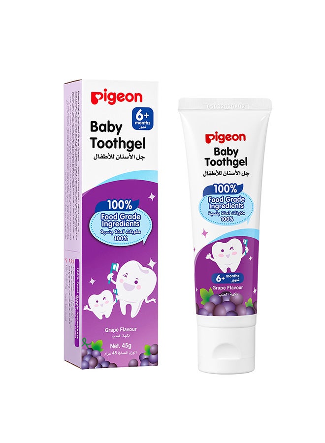 pigeon - Baby Toothgel 45 gm - Grape Flavor - Image 1