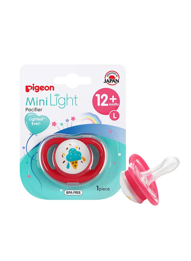 pigeon Minilight Pacifier  1 piece - L (12+ Months) - Assorted