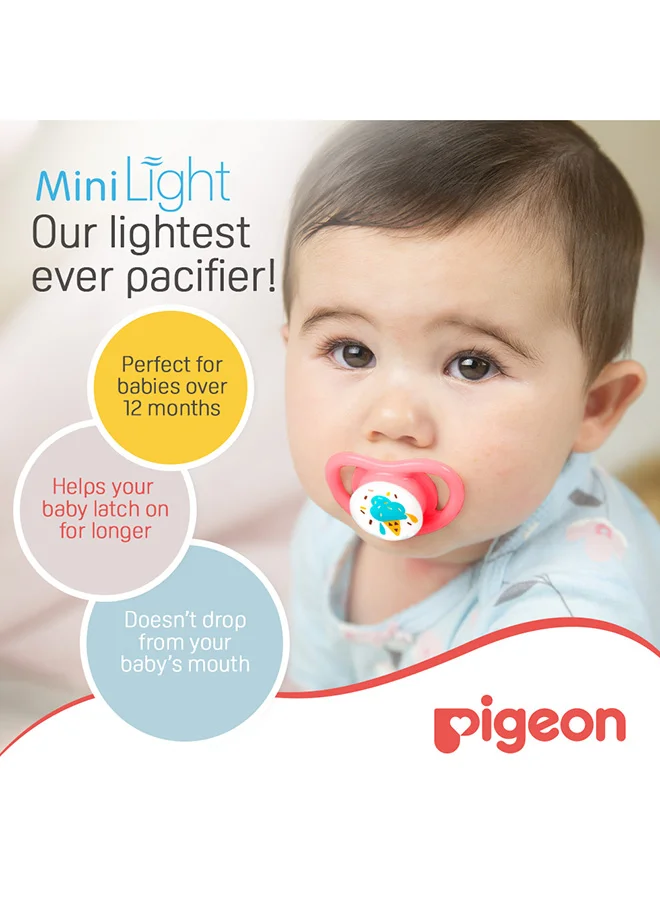 بيجون Minilight Pacifier  1 piece - L (12+ Months) - Assorted