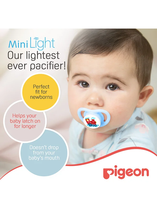 pigeon Minilight Pacifier 1 piece - S (+0 Months) - Assorted