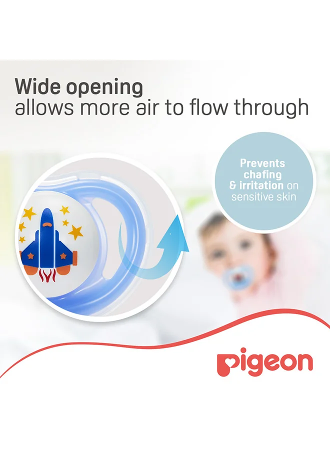 pigeon Minilight Pacifier Ice Cream 1 piece - M (6+ Months) - Girl Assorted