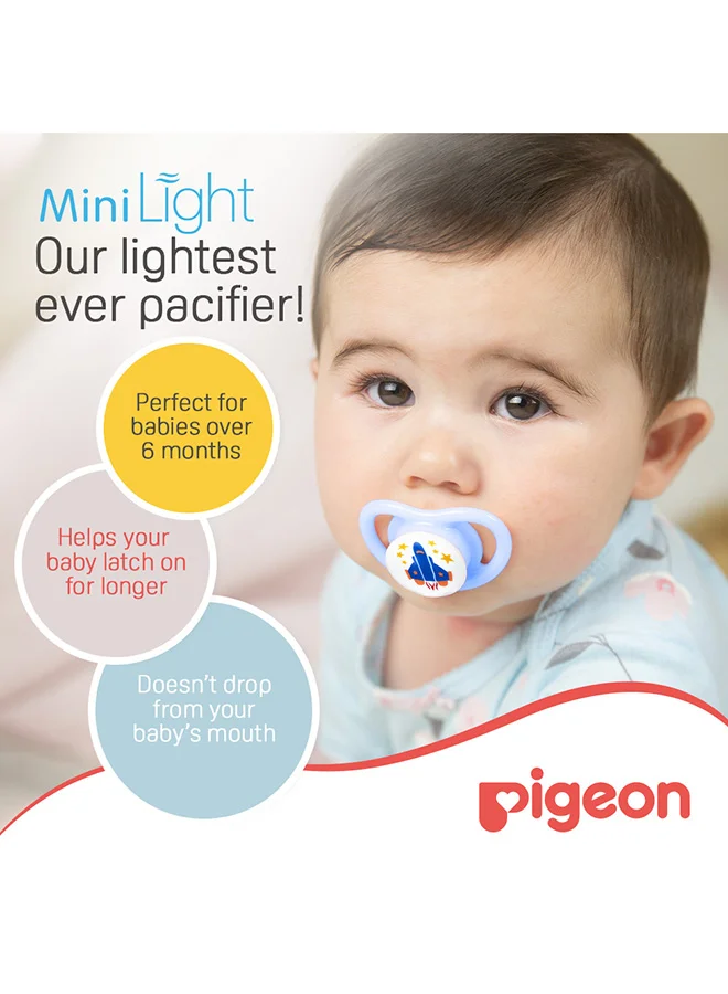 pigeon Minilight Pacifier Ice Cream 1 piece - M (6+ Months) - Girl Assorted
