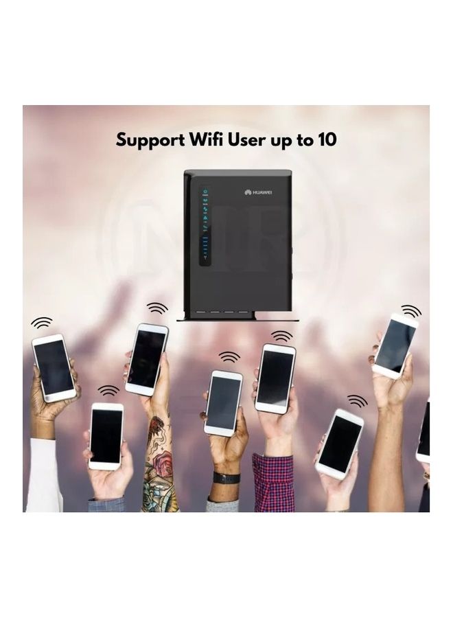 HUAWEI - E5172 150Mbps LTE 4G Router Black - Image 1