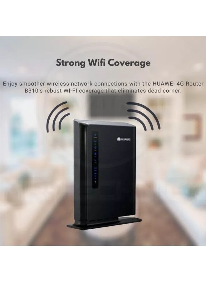 HUAWEI - E5172 150Mbps LTE 4G Router Black - Image 1