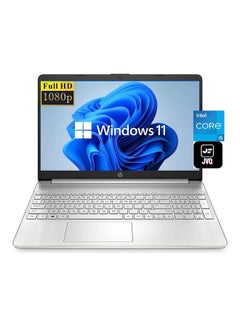 أحدث كمبيوتر محمول بشاشة مقاس 15.6 بوصة ومعالج Core i5-1135G7 وذاكرة وصول عشوائي سعة 12 جيجابايت ومحرك أقراص SSD سعة 256 جيجابايت وبطاقة رسومات Intel Iris XE ونظام تشغيل Windows 10