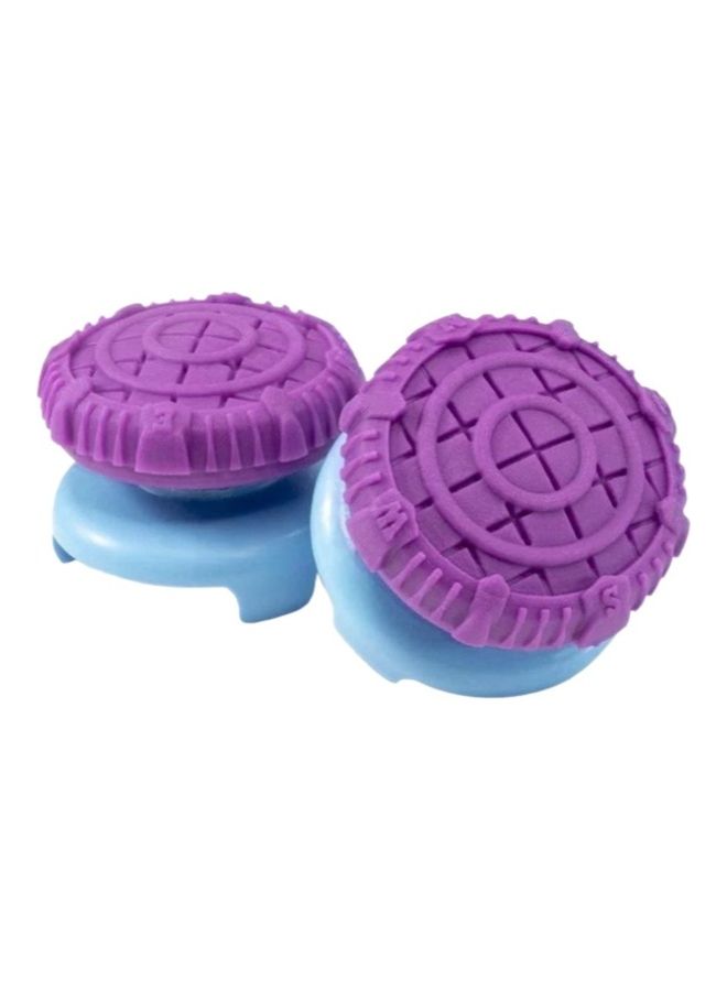 KontrolFreek FPS Freek Battle Royale for PlayStation 4 (PS4) and PlayStation 5 (PS5) | Performance Thumbsticks | 2 High-Rise Convex (Domed)| Purple