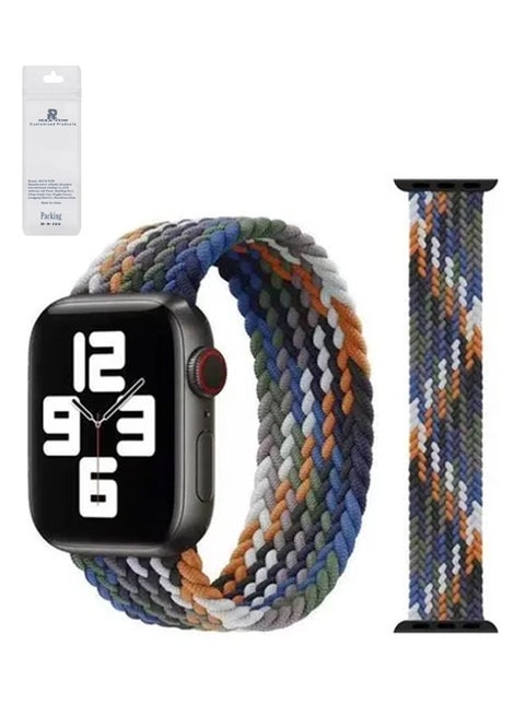 Braided Solo Loop Stretchy Strap Compatible With Apple Watch Band SE 38/40/41mm iWatch Series 7/6/5/4/3/2/1 Multin Color