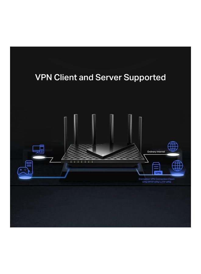 TP-LINK - AX5400 Wi-Fi 6 Router (Archer AX72 Pro) - Multi Gigabit Wireless Internet Router, 1 x 2.5 Gbps Port, Dual Band, VPN Router, Guest Network, MU-MIMO, USB 3.0 Port, WPA3, Compatible with Alexa Black - Image 1