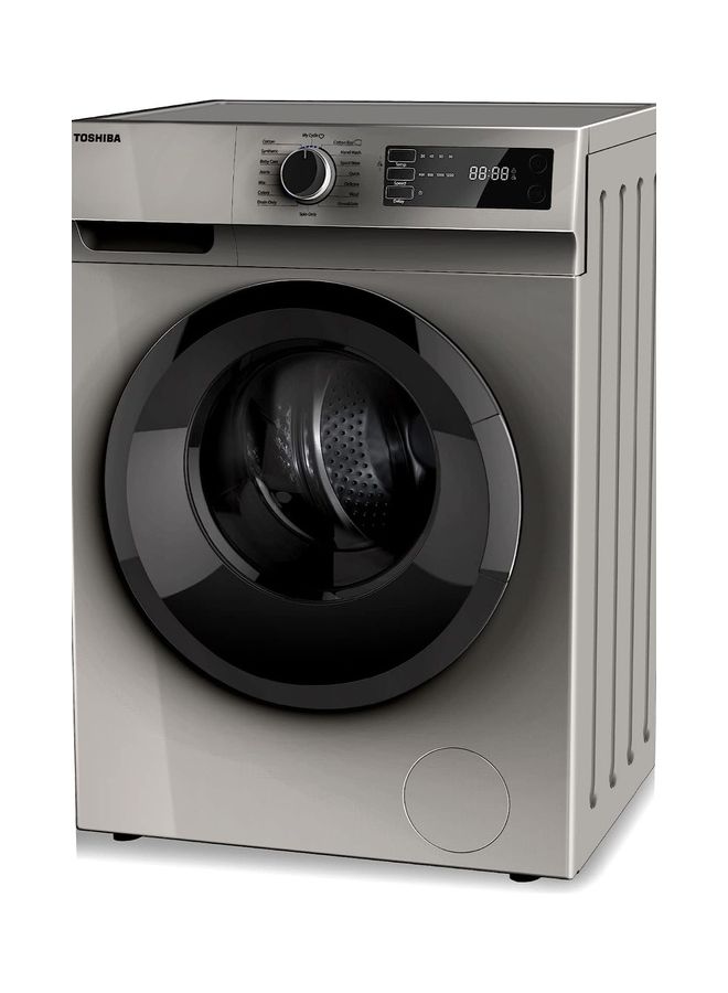 Toshiba - 1200 Rpm Front Load Washing Machine, 16 Programs, 15 Min Quick Wash Cycle, With Eco Cold Wash 8 kg TWH90S2ASK Silver - Image 1