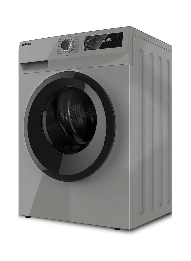 Toshiba - 1200 Rpm Front Load Washing Machine, 16 Programs, 15 Min Quick Wash Cycle, With Eco Cold Wash 8 kg TWH90S2ASK Silver - Image 1