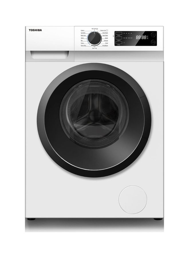 1200 RPM, Front Load Washing Machine, 16 Programs, 15 Inch Quick Wash Cycle 7 kg 7 kg TWH80S2AWK White