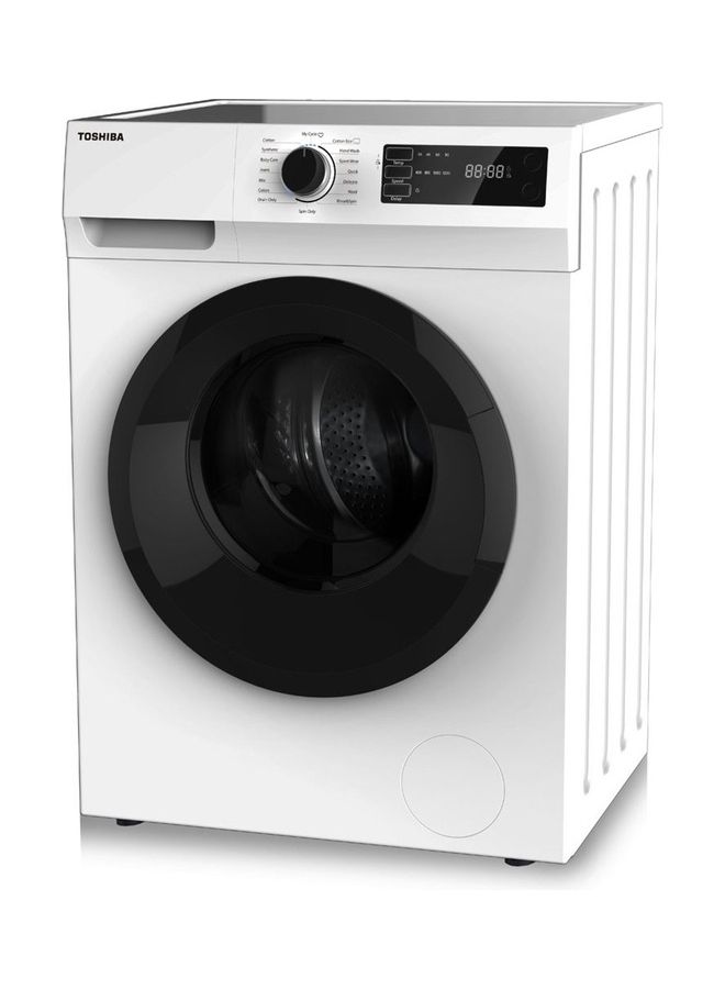 1200 RPM, Front Load Washing Machine, 16 Programs, 15 Inch Quick Wash Cycle 7 kg 7 kg TWH80S2AWK White