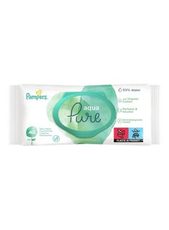 Pampers Aqua Pure Baby Wipes  - Image 1