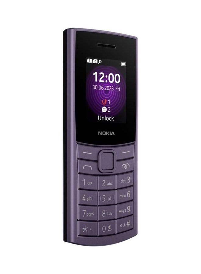 نوكيا هاتف 110 (2023) ثنائي الشريحة أرجواني أركتيك، ذاكرة وصول عشوائي 48 ميجابايت، 128 ميجابايت، يدعم تقنية 4G - إصدار الشرق الأوسط - Image 3