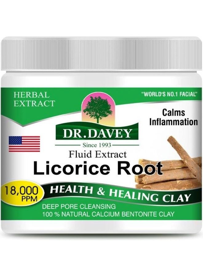 DR. DAVEY Licorice Root Extract Skin Healing Clay 454grams