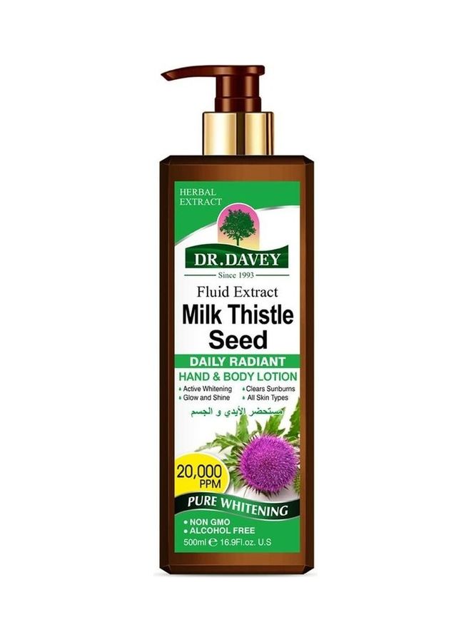 DR. DAVEY Milk Thistle Seed Hand And Body Lotion 500ml 