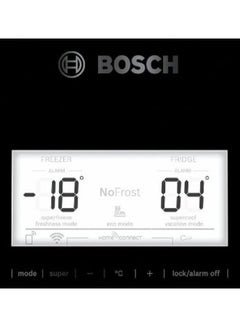 BOSCH Refrigerator Combi, 2 Doors, 505 L, Nofrost Digital, Black - KGN56LB3E9 KGN56LB3E9 black  - Image 2
