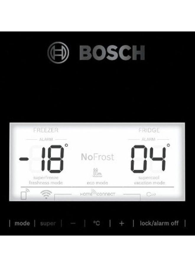 BOSCH Refrigerator Combi, 2 Doors, 505 L, Nofrost Digital, Black - KGN56LB3E9 KGN56LB3E9 black - Image 2