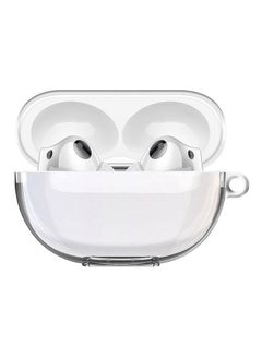 MARGOUN Huawei Pro 2 Freebuds Case Earbuds Soft TPU Protective Crystal Clear Transparent Case Cover With Key Ring Clear  - Image 2