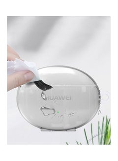 MARGOUN Huawei 4i Freebuds Case Earbuds Soft TPU Protective Crystal Clear Transparent Case Cover With Key Ring Clear  - Image 5