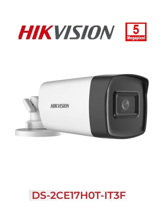 HIKVISION DS-2CE17H0T-IT3F 5MP Turbo Outdoor Bullet EXIR Camera, Fixed 3.6Mm Lens, NTSC C9 – 40 MTR IR  - Image 2