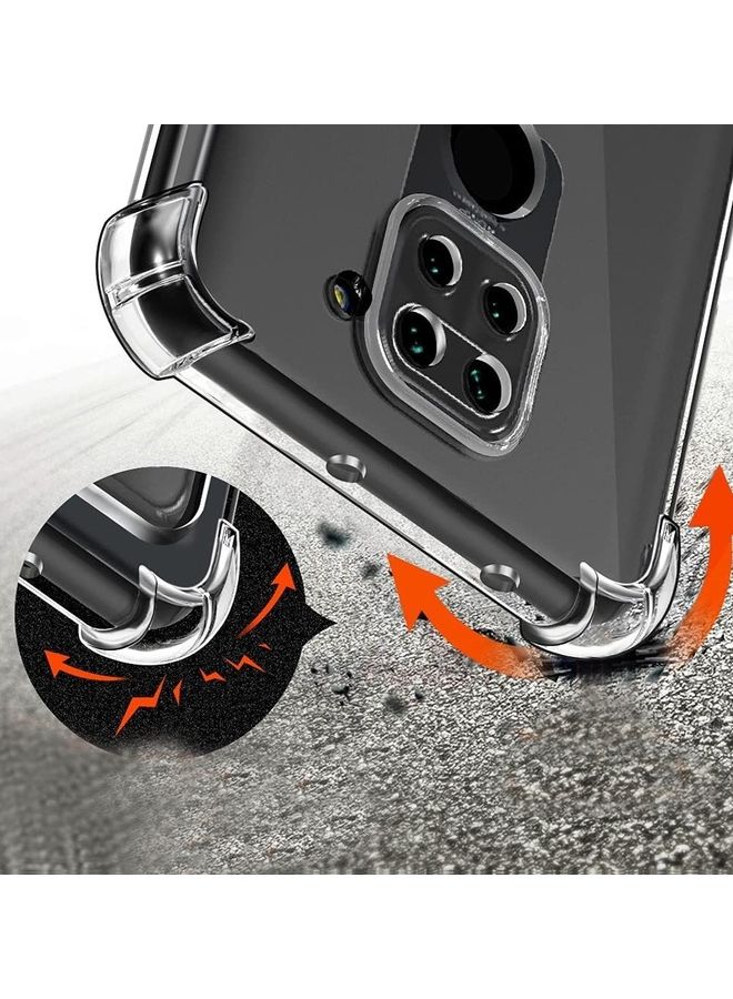 MARGOUN Xiaomi Redmi Note 9 Case Cover Clear Protective TPU Four Corners Cover Transparent Soft Case Clear - Image 2