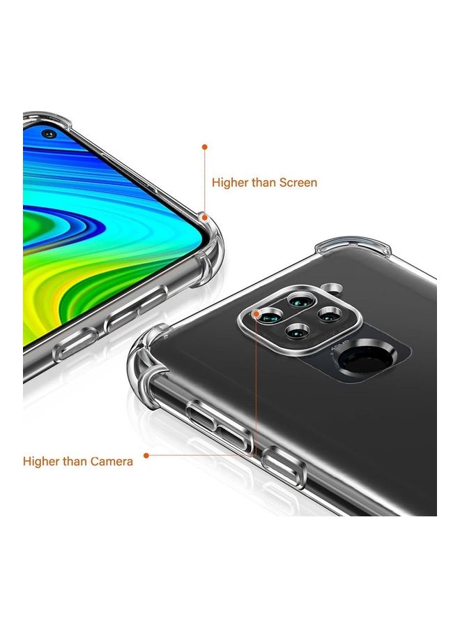 MARGOUN Xiaomi Redmi Note 9 Case Cover Clear Protective TPU Four Corners Cover Transparent Soft Case Clear - Image 4