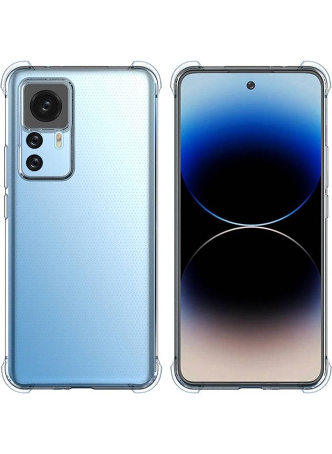 MARGOUN Xiaomi 12T Pro Case Cover Clear Protective TPU Four Corners Cover Transparent Soft Case Clear  - Image 5