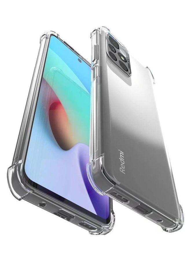 MARGOUN Xiaomi Redmi 10 Case Cover Clear Protective TPU Four Corners Cover Transparent Soft Case Clear - Image 4