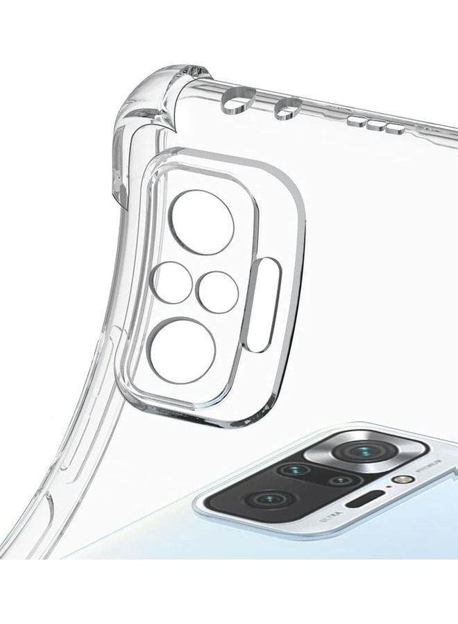 MARGOUN Xiaomi Redmi Note 10 Pro Max Case Cover Clear Protective TPU Four Corners Cover Transparent Soft Case Clear - Image 3