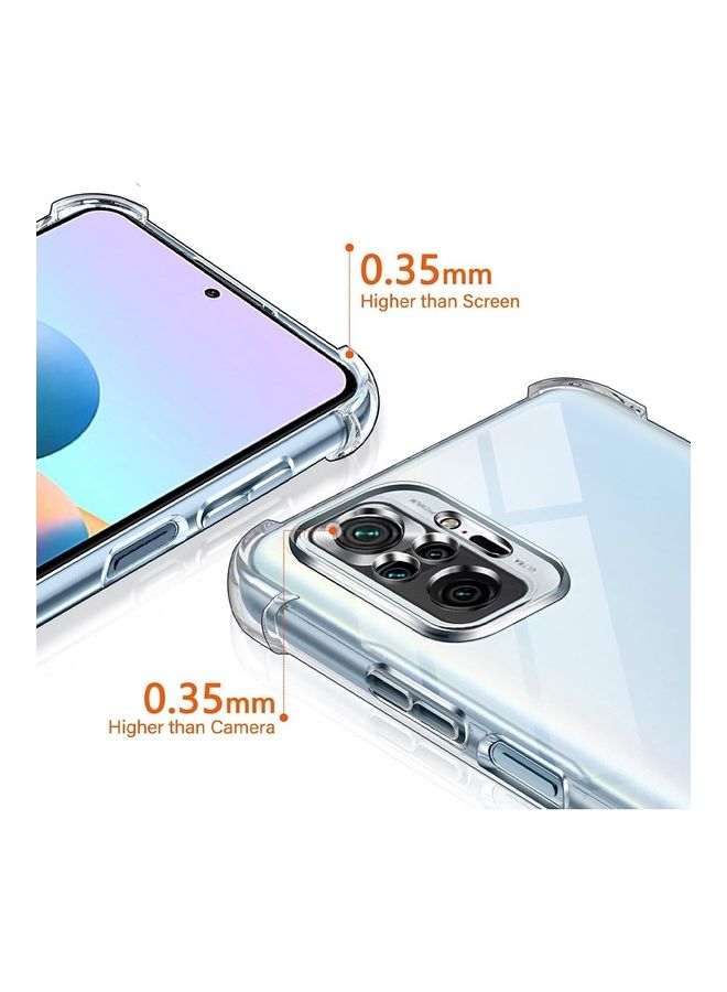 MARGOUN Xiaomi Redmi Note 10 Pro Max Case Cover Clear Protective TPU Four Corners Cover Transparent Soft Case Clear - Image 4