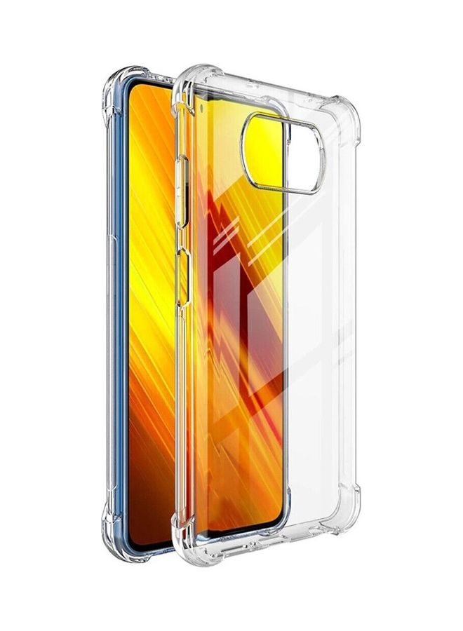 MARGOUN Xiaomi Poco X3 NFC Case Cover Clear Protective TPU Four Corners Cover Transparent Soft Case Clear - Image 1