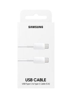 Samsung Type-C To Type-C Charging Cable, 1M White  - Image 1